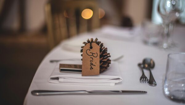 Marque-place pour mariage